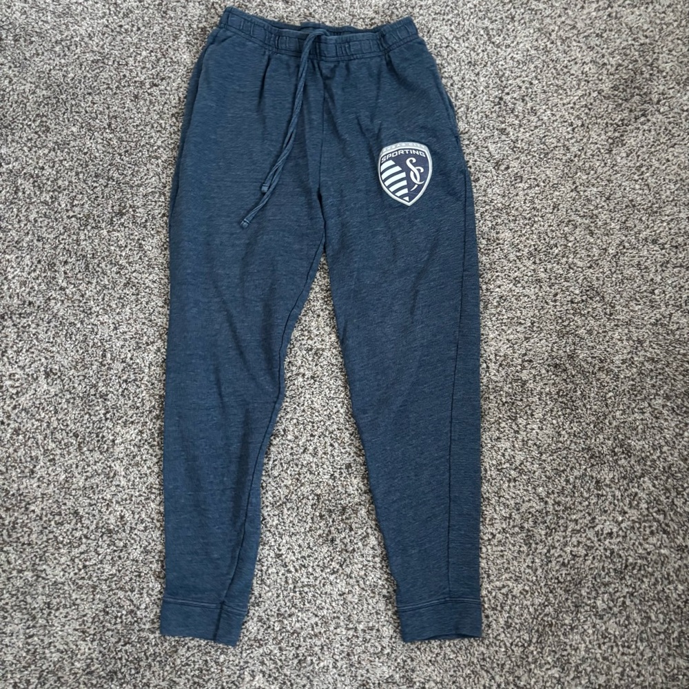 Sporting KC Blue Sweatpants Size S